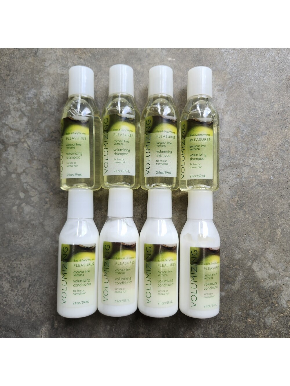 Bath & Body Works Pleasures COCONUT LIME VERBENA Volumizing Shampoo Conditioner